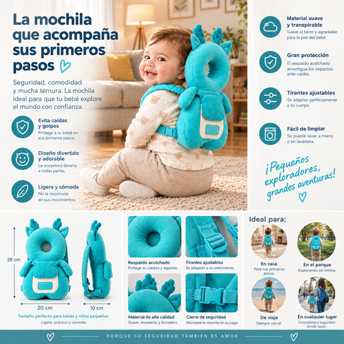 Cojín anti caídas para bebés