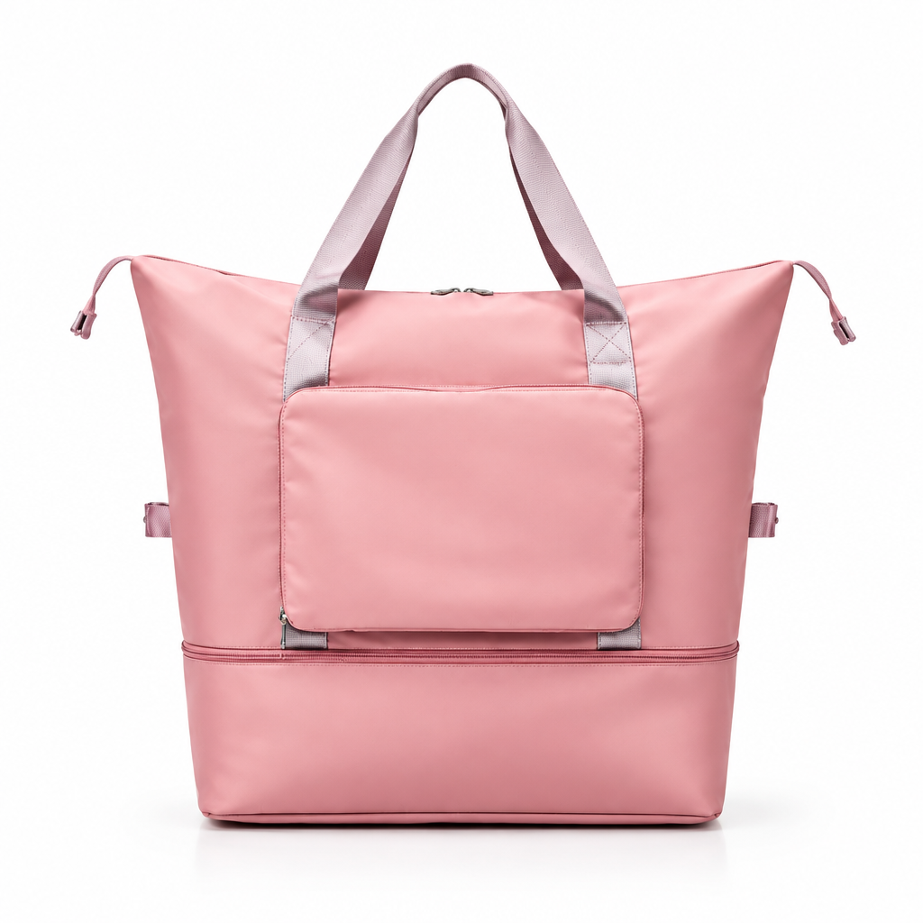 Bolso Totebag Plegable color Rosa